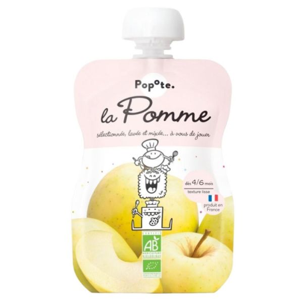 POPOTE GOURDE POMME LISSE BIO 120G