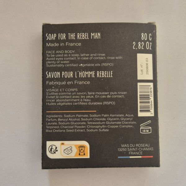 Mas Du Roseau savon homme rebelle