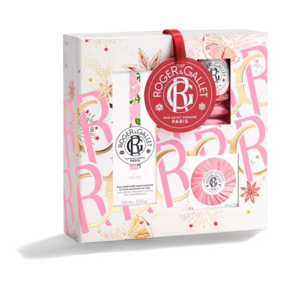 Coffret Noël Eau Parfumée Bienfaisante ROSE