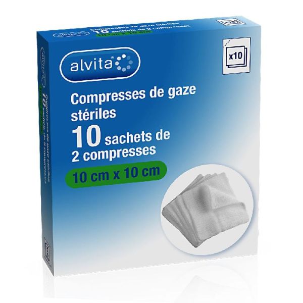 Alvita Cpres Gaze 10X10 S102