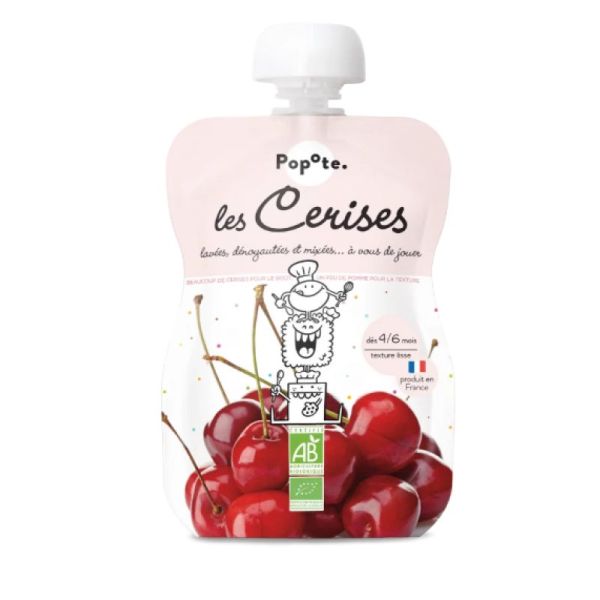 POPOTE GOURDE CERISE BIO 120G