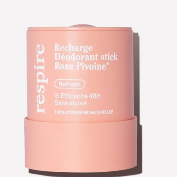 RESPIRE Recharge Déodorant Stick Rose Pivoine