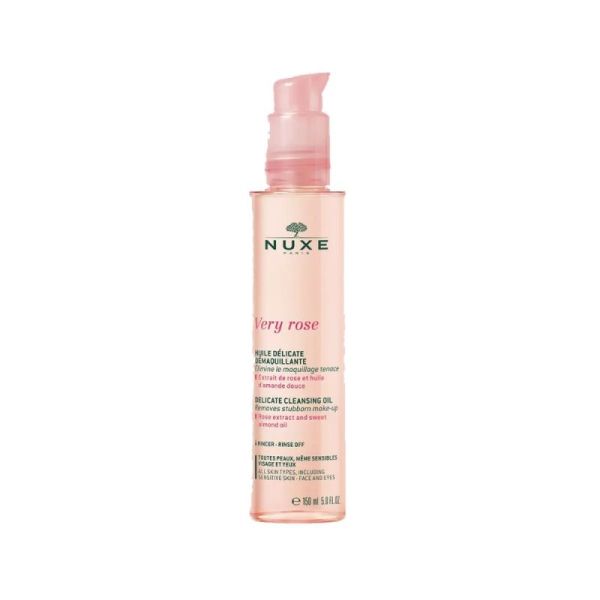 Nuxe Very Rose Huile Delicate Démaquillante 150Ml