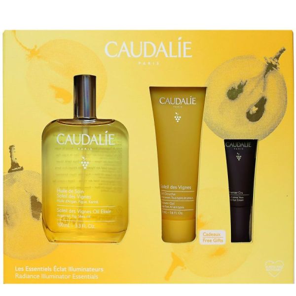 Caudalie Coffret Huile Soin Soleil des Vignes Noel 2023
