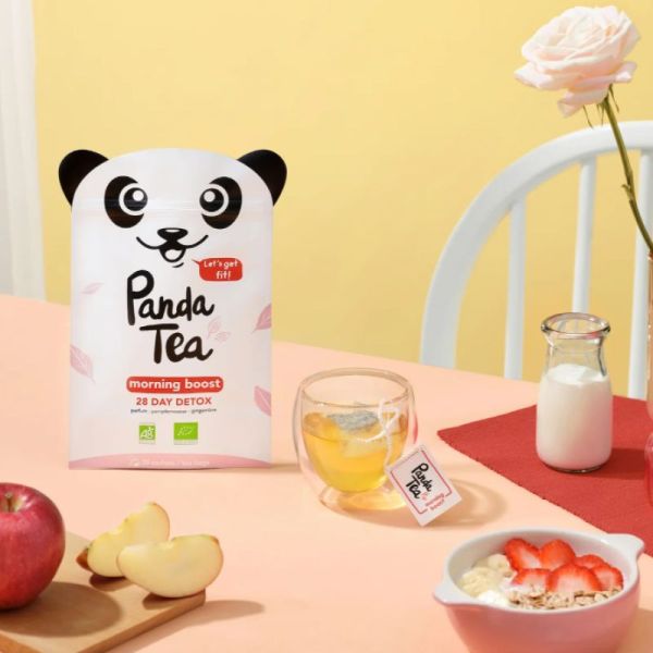 PANDA TEA MORNING BOOST 28 day detox pamplemousse gingembre