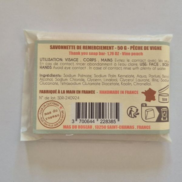 Mas Du Roseau Savon merci pour ton amitié