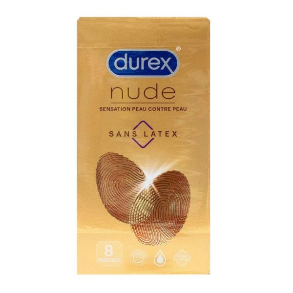 Durex Nude Sans Latex Bte8 préservatifs