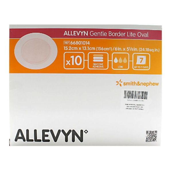 Allevyn Gent Bor Lite Oval S10