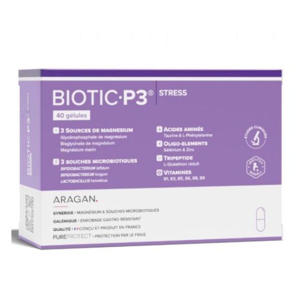 Aragan Biotic P3 Stress 60 Gélules