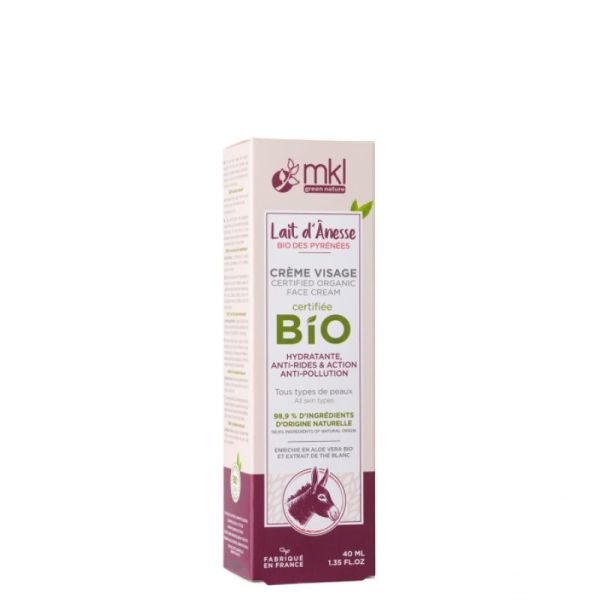 Mkl Crème Visage Bio 40Ml