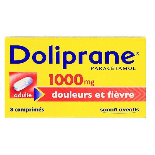 Doliprane 1000Mg Cpr Bt8