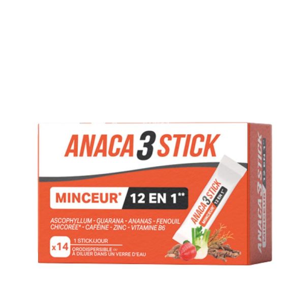 Anaca3 Stick Minceur 12En1 14 Sticks