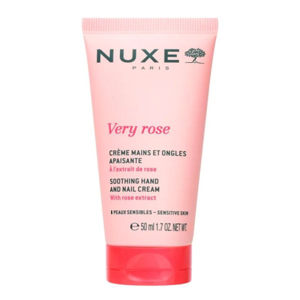 Nuxe Very Rose crème mains et ongles apaisante