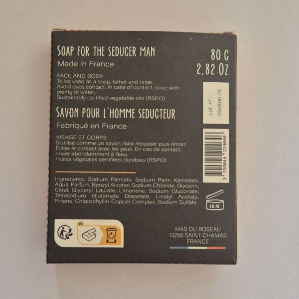 Mas Du Roseau savon homme seducteur