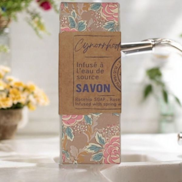 Mas Du Roseau savonnette cynorrhodon parfum rose litchi