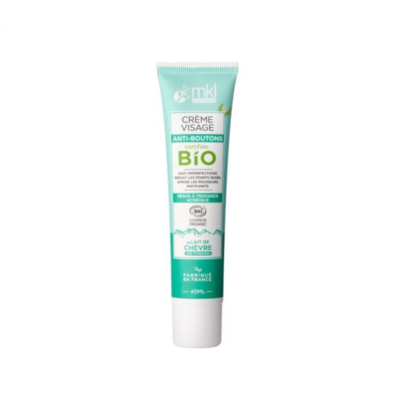Mkl Crème Visage Lait Chevre Bio 40Ml