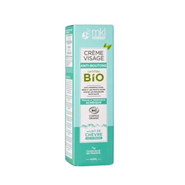 Mkl Crème Visage Lait Chevre Bio 40Ml