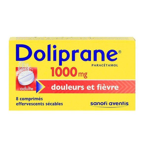 Doliprane 1000Mg Cpr Effv Tb8