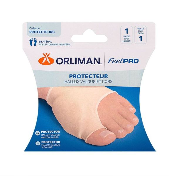 Orliman Feetpad Protecteur Hallux Valgus et Cors