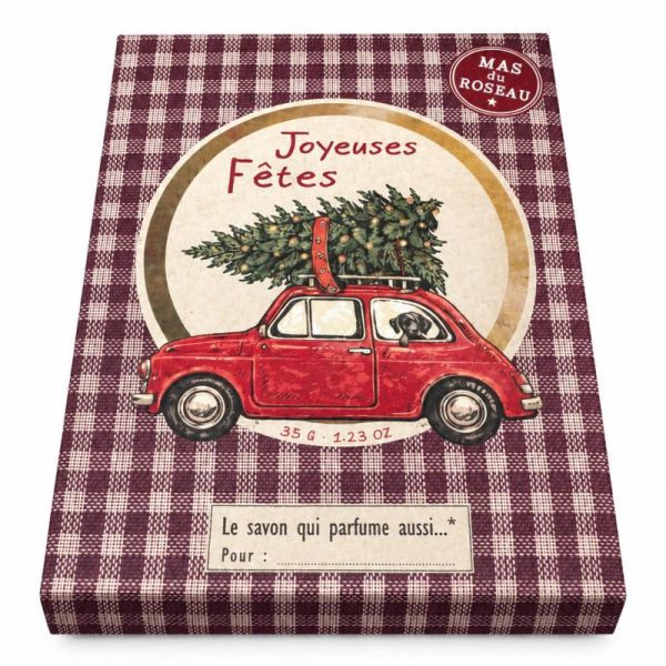 Mas Du Roseau Savon Joyeuses Fêtes Coquelicot