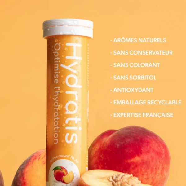 Hydratis Pastilles Hydratation Pêche