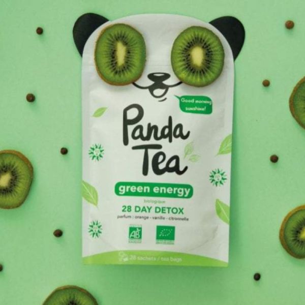 PANDA TEA GREEN ENERGY Thé vert énergisant orange vanille