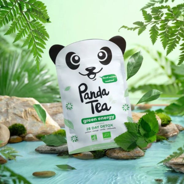 PANDA TEA GREEN ENERGY Thé vert énergisant orange vanille