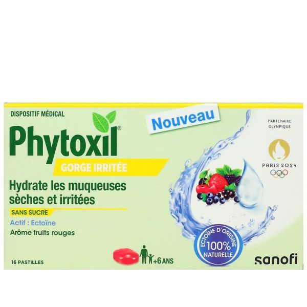 Phytoxil Mal De Gorge Fruits Rouge 16