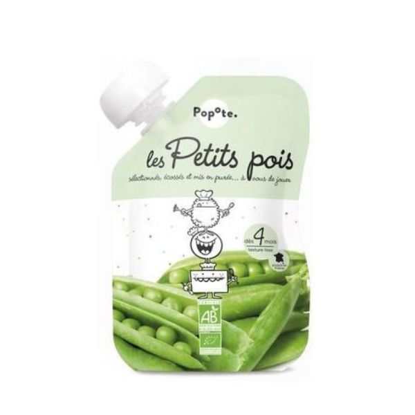 POPOTE GOURDE PETIT POIS BIO 120G