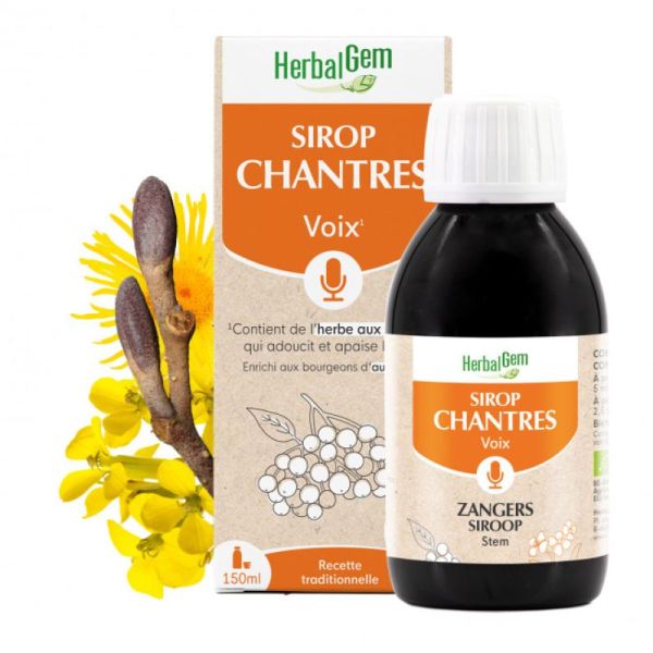 Herbalgem Sirop Bio Des Chantres Fl/150Ml