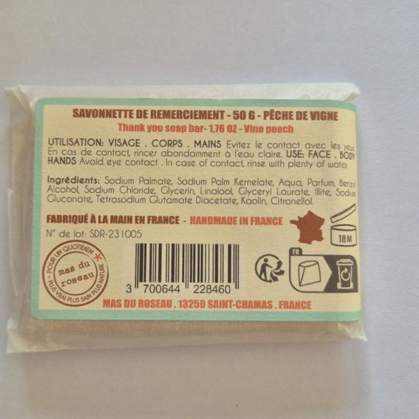 Mas Du Roseau Savon merci pour ton ecoute