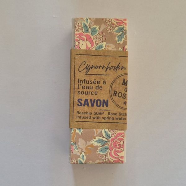 Mas Du Roseau savonnette cynorrhodon parfum rose litchi