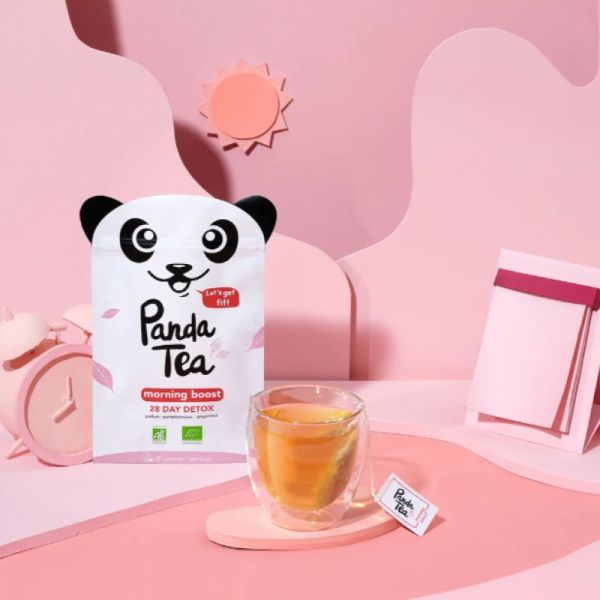 PANDA TEA MORNING BOOST 28 day detox pamplemousse gingembre