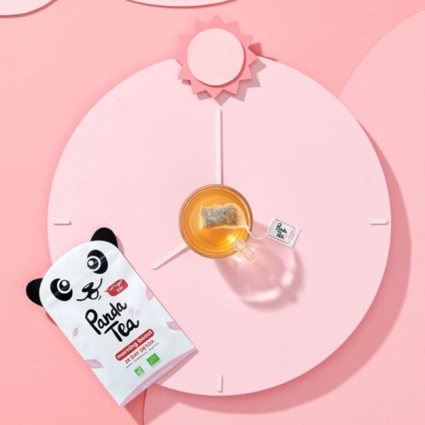 PANDA TEA MORNING BOOST 28 day detox pamplemousse gingembre