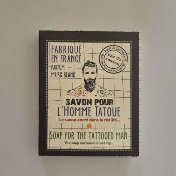Mas Du Roseau savon homme tatoué