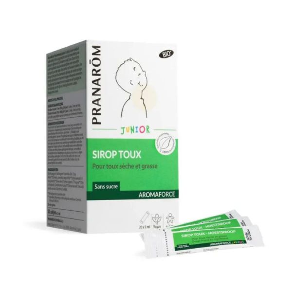 Pranarom Junior Sirop Toux 20X5Ml