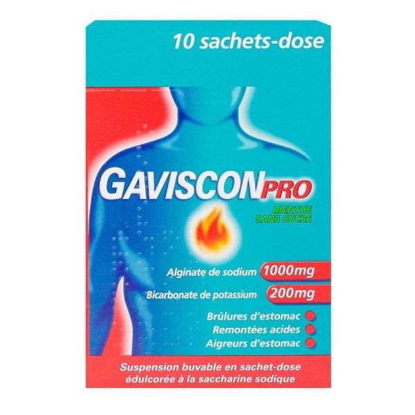 Gavisconpro Susp Buv Ment 10Sach-Dose/10M