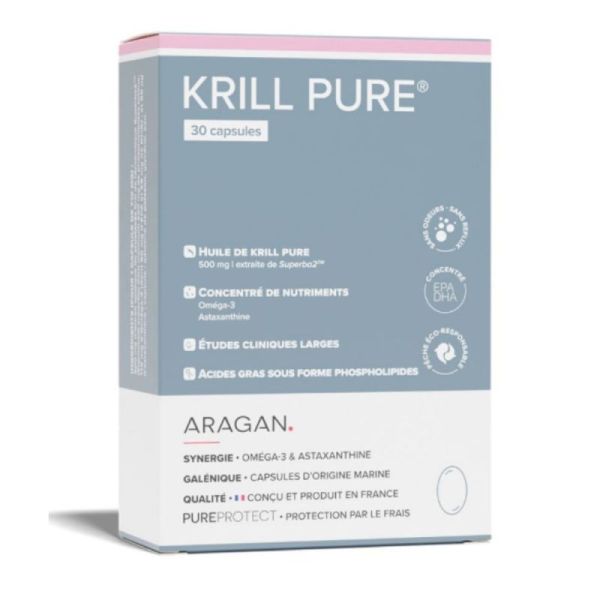 Aragan Krill Pur 30 Gélules