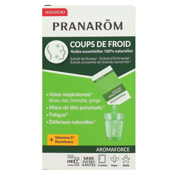 Pranarom Aromaforce Coup Froid Sach 9X2G