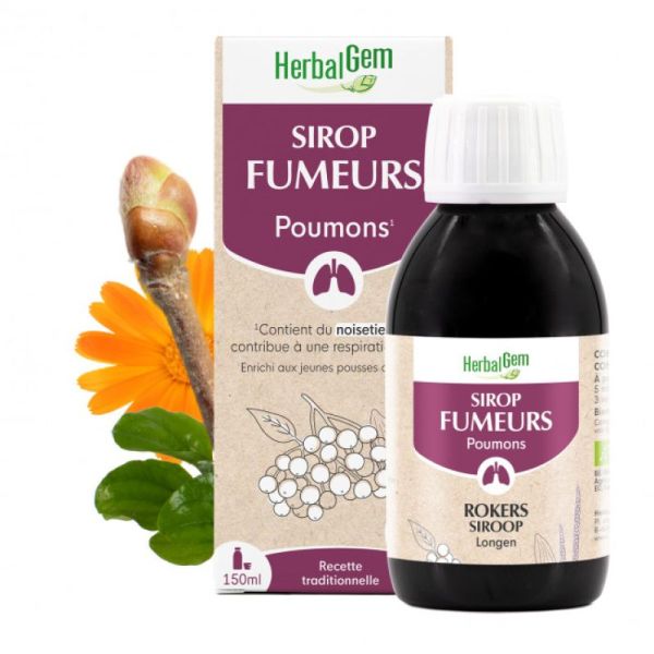 Herbalgem Sirop Bio Des Fumeurs Fl/150Ml
