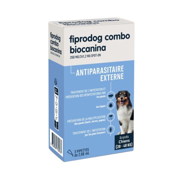 Biocanina Fiprodog Combo Grand Chien 3Pip
