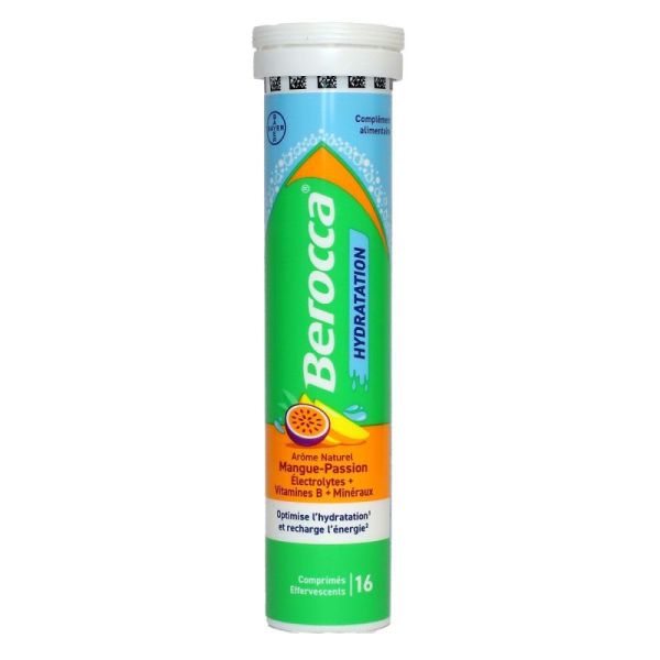 Berocca Hydratation Mangue Passion 16Cp