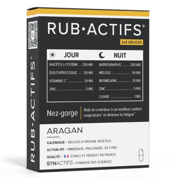 Aragan RubActifs 6x2 gélules