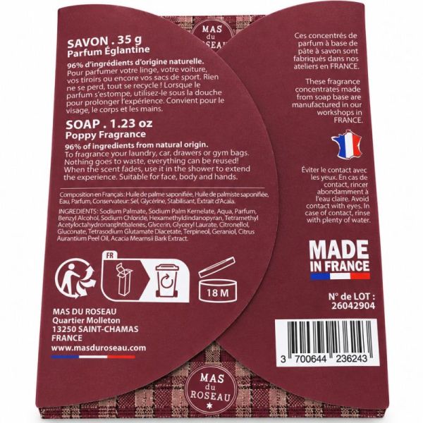Mas Du Roseau Savon Joyeuses Fêtes Eglantine