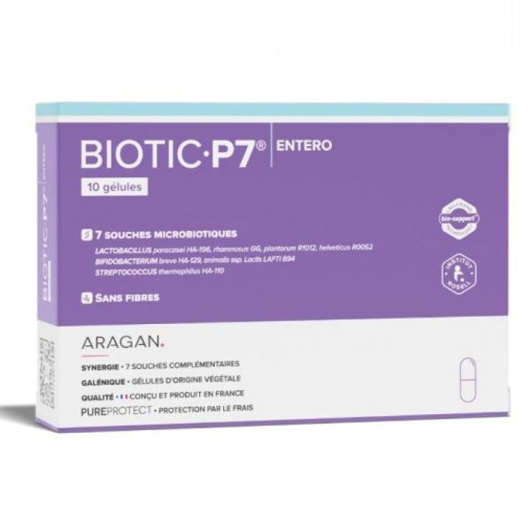 Aragan Biotic P7 Entéro I.H.S. 10 Gélules