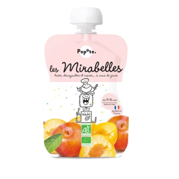 POPOTE GOURDE MIRABELLE BIO 120G