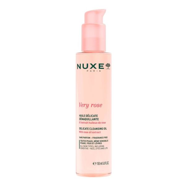Nuxe Very Rose Huile Delicate Démaquillante 150Ml