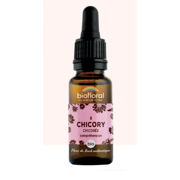 Biofloral Fleur de Bach 8 Chicoree Compréhension 20Ml