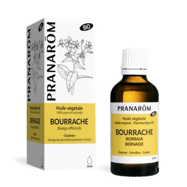 Pranarom Huile végétale Bio Bourrache Fl/50Ml