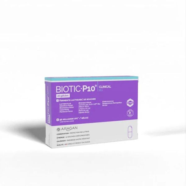Aragan Biotic P10 Clinical 20 Gélules